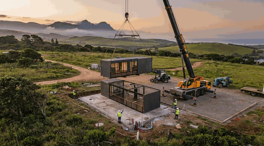Container homes and parkhome transport