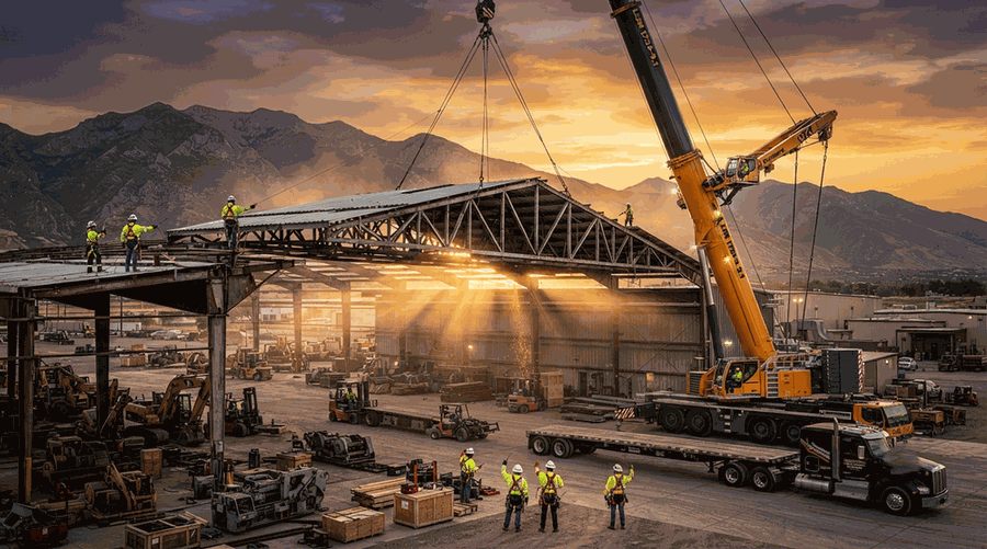 Machine moving and rigging services