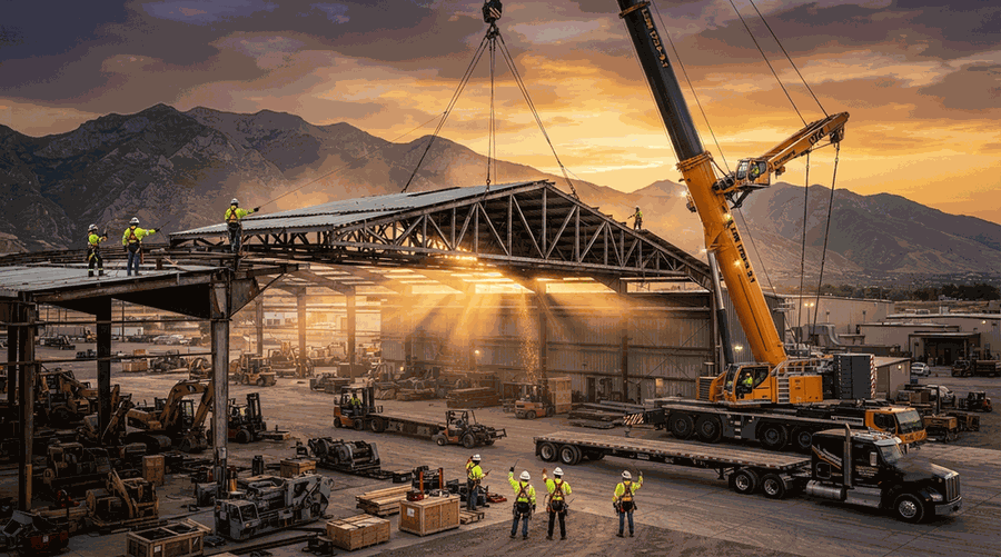 Machine moving and rigging services