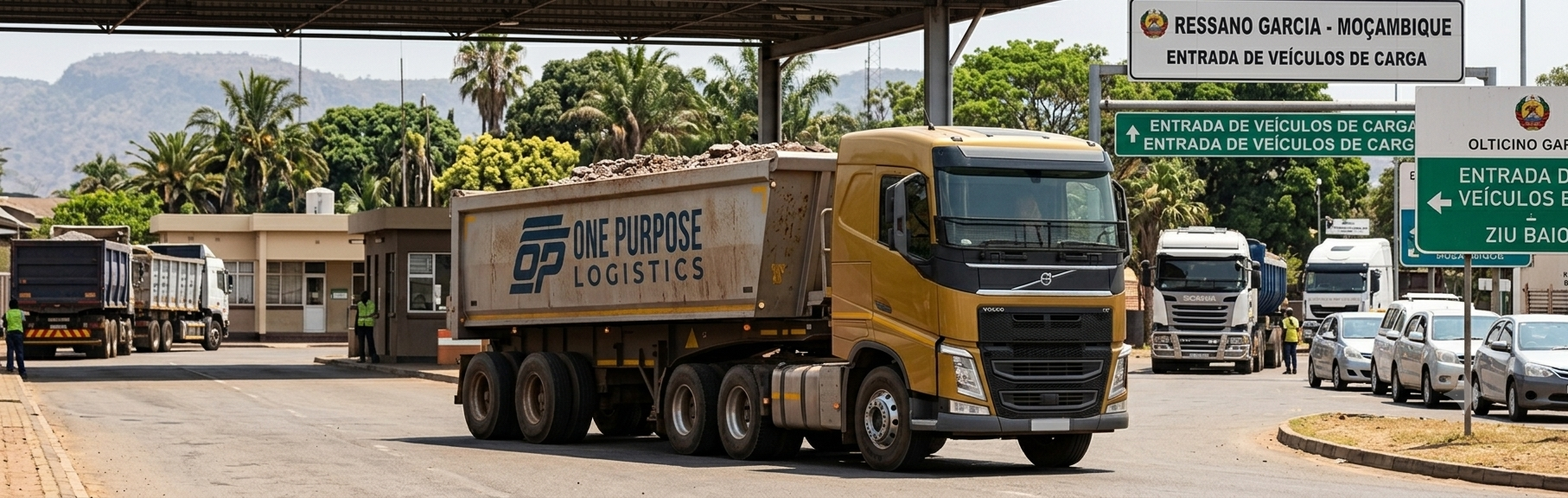 Cross border tipper truck