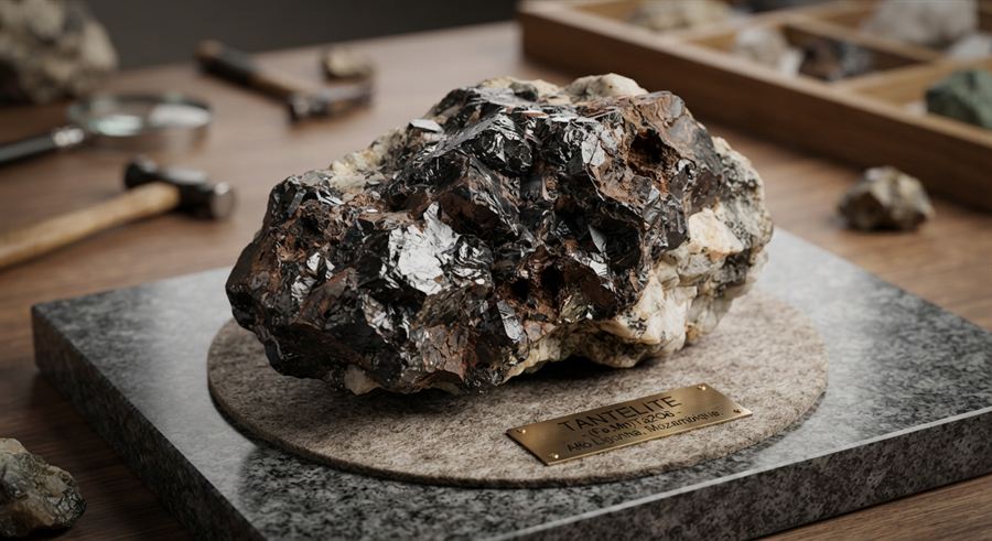 Tantalite concentrate for capacitors and electronics